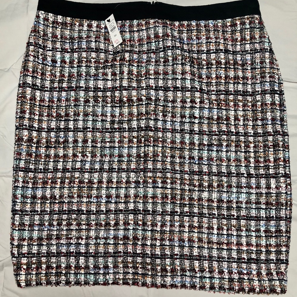Talbots tweed skirt